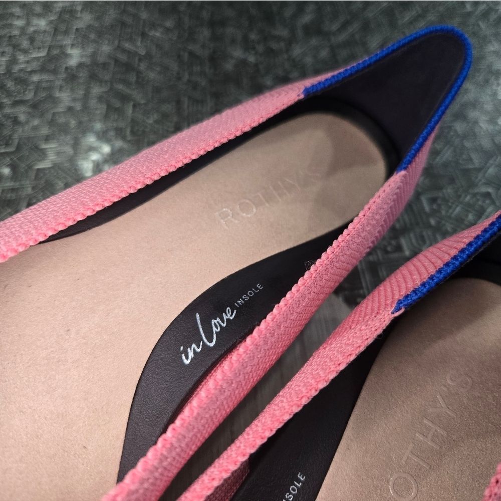 🐢 Rothy's The High Point Tulip Pink 🩷 Size 6.5 NWOT - Picture 11 of 11